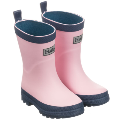 Hatley Babies' Girls Pink & Blue Rain Boots