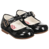 CARAMELO GIRLS BLACK PATENT LEATHER SHOES