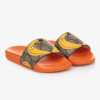 Gucci Banana Gg Supreme Slide Sandals In Beige