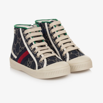 Gucci Babies' Navy Blue Tennis 1977 Trainers
