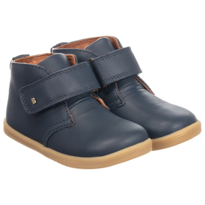 Bobux Iwalk Kids' Navy Blue Leather Boots | ModeSens