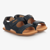 TIP TOEY JOEY BOYS NAVY BLUE LEATHER SANDALS