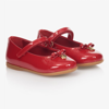 DOLCE & GABBANA GIRLS RED PATENT LEATHER SHOES