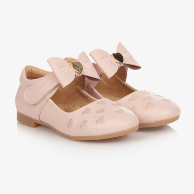 Caramelo Kids' Girls Pink Bow Shoes
