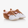 CHIPMUNKS BABY GIRLS BROWN DEER SLIPPERS