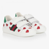 GUCCI GIRLS ACE HEART SNEAKERS