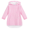 MITTY JAMES GIRLS PINK STRIPE COTTON TOWELLING dressing gown