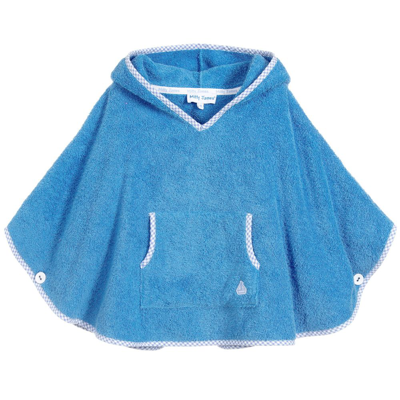 Mitty James Kids' Blue Towelling Poncho