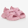 Balenciaga Track Touch-strap Sandals In Pink
