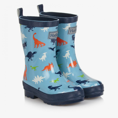 Hatley Babies' Boys Blue Dino Rain Boots