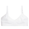 CLAESEN'S GIRLS WHITE COTTON JERSEY BRA