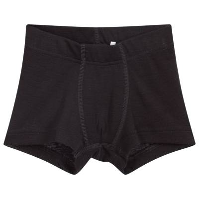 Joha Kids' Boys Black Merino Wool & Silk Boxers