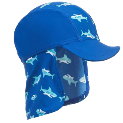 Playshoes Sun Protective Swim Hat (upf 50+) In Blue