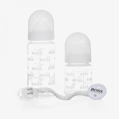 Bosswear Boss Bottles & Dummy Set (4 Pieces) In White