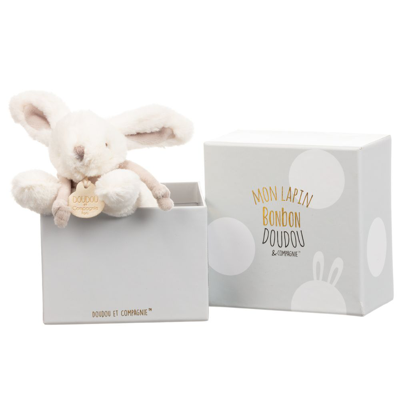 Doudou Et Compagnie Ivory Bunny Baby Toy (16cm)