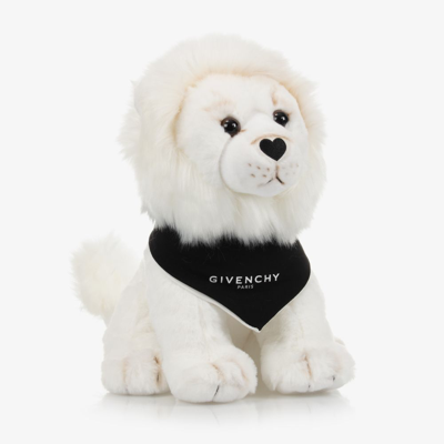 Givenchy Babies' White Lion Soft Toy (28cm)
