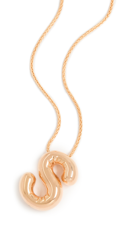 Maison Irem Balloon Initial Letter Necklace In S