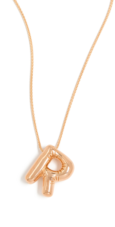 Maison Irem Balloon Initial Letter Necklace In R