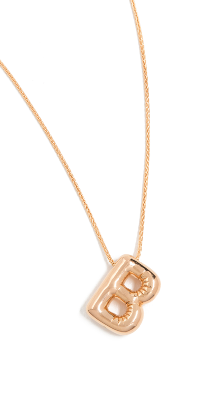 Maison Irem Balloon Initial Letter Necklace