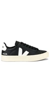 Veja Chromefree Field Leather Sneakers Shoes In Black