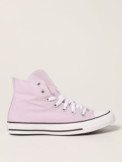 Converse Chuck Taylor All Star  Canvas Trainers In Violet