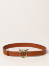 Pinko Love Berry Simply Belt In 黄棕色