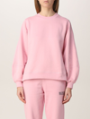 Ganni Cotton Blend Jumper With Logo