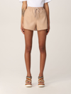 STELLA MCCARTNEY STELLA MCCARTNEY SHORTS IN SYNTHETIC LEATHER,C72785010