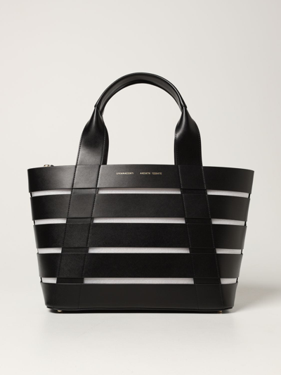 Liviana Conti Tote Bag In Synthetic Leather In Butter