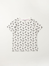 Gcds Teen Cotton Logo-print T-shirt In White