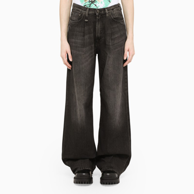 R13 Washed Blue Straight Jeans