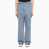 AMI ALEXANDRE MATTIUSSI AMI PARIS | BLUE WIDE-LEG BAGGY JEANS,UTR102603/K_AMI-448_310-31