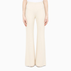 Ferragamo High-waist Flared Trousers In Beige