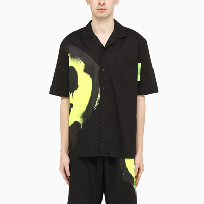 Barrow Black Smile Bowling Shirt