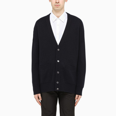 Prada Blue Cashmere Cardigan