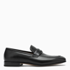 Ferragamo Madison Leather Penny Loafers In Black
