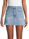 HUDSON WOMEN'S VIVID DENIM MINI SKIRT