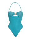 Moschino One-piece Swimsuits In Azure