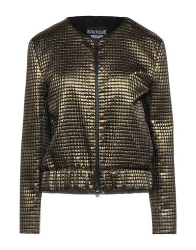 Moschino Jackets In Gold