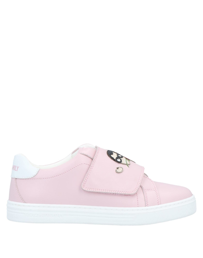 Dolce & Gabbana Babies' Sneakers In Pink