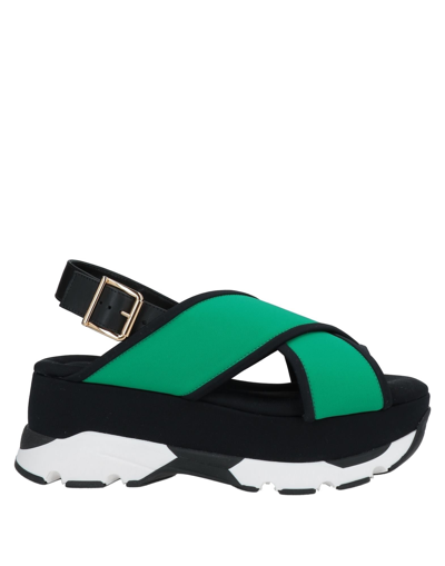 Marni Sandals In Green