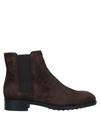 Tod's Ankle Boots In Brown