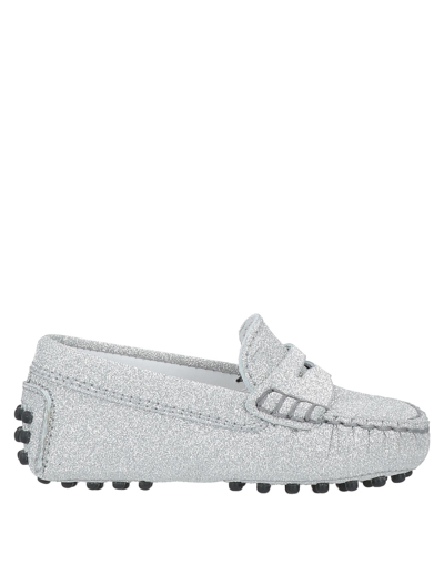 Tod's Kids' Loafers In Silver