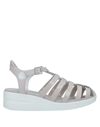 Agile By Rucoline Sandals In Light Grey