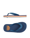 Sundek Kids' Toe Strap Sandals In Slate Blue