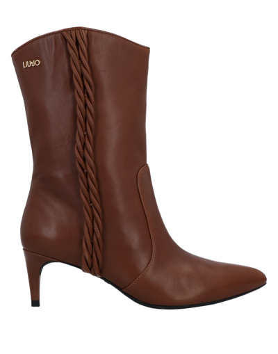 Liu •jo Ankle Boots In Brown