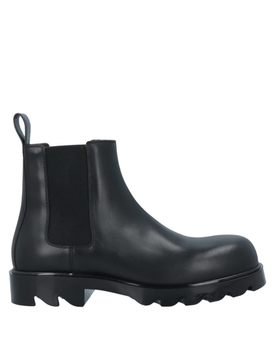 Bottega Veneta Ankle Boots In Black