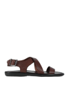 Doucal's Sandals In Brown