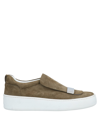Sergio Rossi Sneakers In Military Green