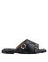 Angela George Sandals In Black